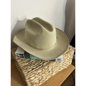 Vintage Stetson Open Road Hat Men's Cowboy Fedora Western Classic Rodeo SZ 7 1/8
